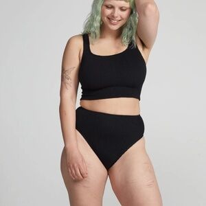 Youswim verve high waist bikini ink black